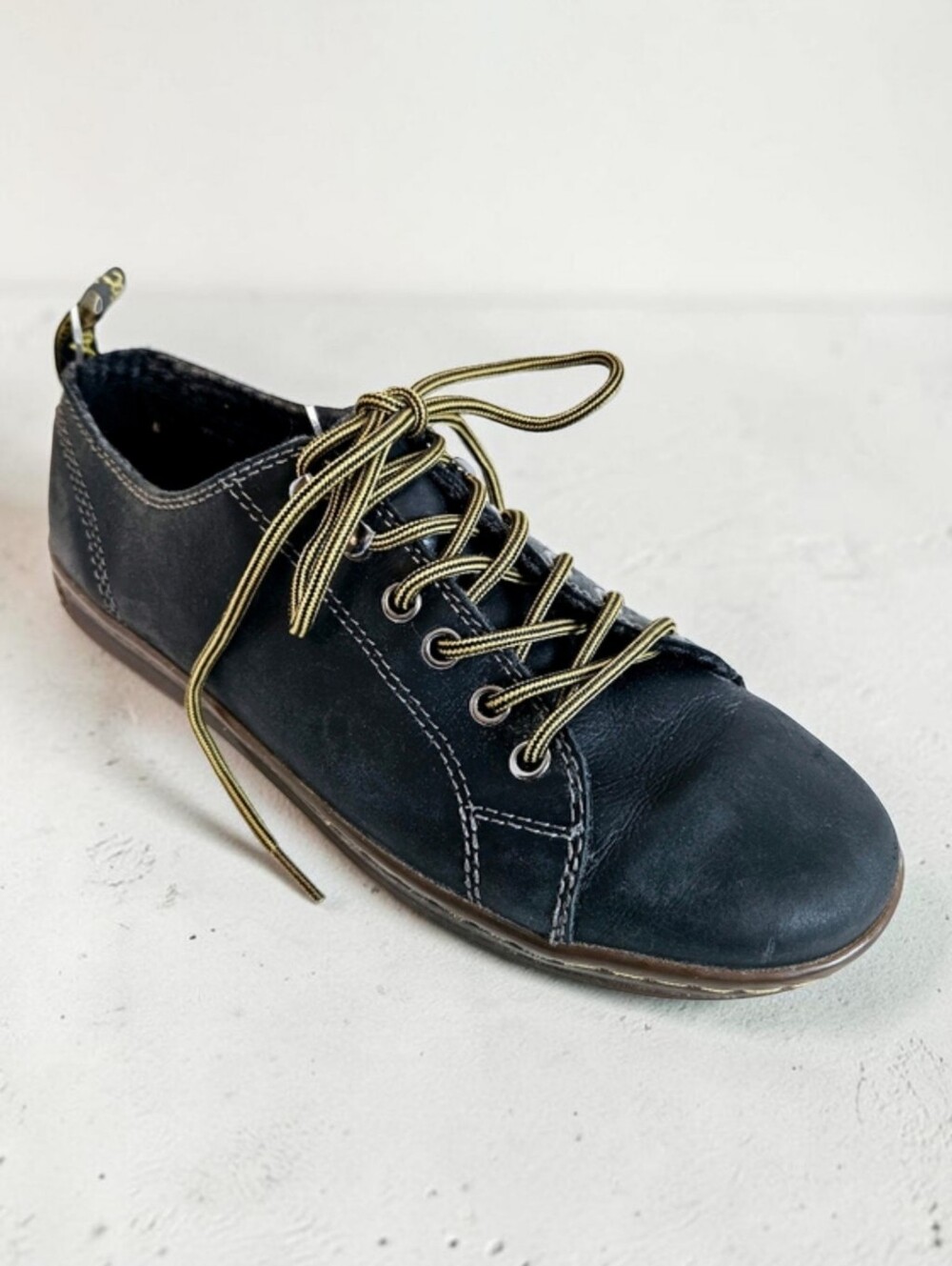 Dr Martens Shoes 9 Samira Leather Low Top Oxford AirWair Y2K Grunge Black Laceup